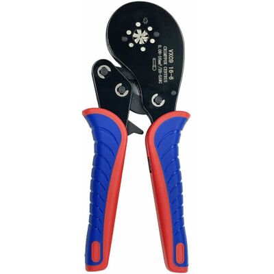 SANS MARQUE Outil De Sertissage De Borne Tubulaire 0,08-16 Mm2 (28-5 Awg) Pince À Sertir Multifonction À Cliquet Pince À Sertir À Virole Outil À Main D'Électricien - Publicité SANS MARQUE Outil De Sertissage De Borne Tubulaire 0,08-16 Mm2 (28-5 Awg) Pince À Sertir Multifonction À Cliquet Pince À Sertir À Virole Outil À Main D'Électricien - Publicité
