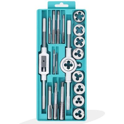 MOXIE Coffret Tarauds Et Filières, Outil Pour Tarauder Métrique 20 Pièces, Filetage Extracteurs De Vis, M3-m12 En Acier, Outils De Filetage Clé Vis Outils Avec Étui De Rangement - Publicité MOXIE Coffret Tarauds Et Filières, Outil Pour Tarauder Métrique 20 Pièces, Filetage Extracteurs De Vis, M3-m12 En Acier, Outils De Filetage Clé Vis Outils Avec Étui De Rangement - Publicité
