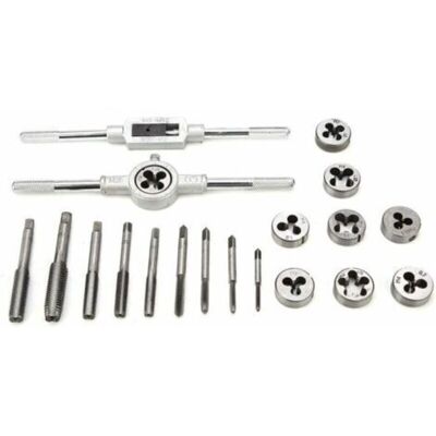 SANS MARQUE 20 Pcs Outil Pour Tarauder, Tarauds Et Filières, Filetage Extracteurs De Vis, M3-m12 En Acier, Avec Étui De Rangement - Publicité SANS MARQUE 20 Pcs Outil Pour Tarauder, Tarauds Et Filières, Filetage Extracteurs De Vis, M3-m12 En Acier, Avec Étui De Rangement - Publicité