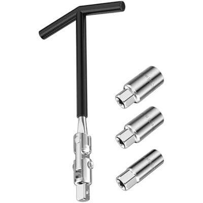 RYTTGOP Outil De Dépose Bougies - Clé À Douille En Acier Carbone Avec Manche T Pour Bougie Équipement Léger Réparation Auto Pour Remorques, Camping-, Motos & Petits Moteurs - Publicité RYTTGOP Outil De Dépose Bougies - Clé À Douille En Acier Carbone Avec Manche T Pour Bougie Équipement Léger Réparation Auto Pour Remorques, Camping-, Motos & Petits Moteurs - Publicité