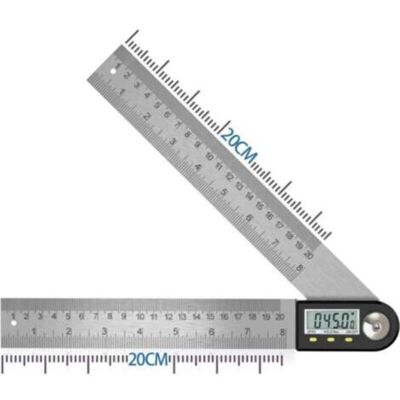 ABYSSE Bois, Acier, Porte - Numérique Angle Finder 0-360 Ḟ Numérique Inclinomètre En Acier Inoxydable Rapporteur D'Angle Règle Avec Lcd Affichage Pour Travail Du Bois Construction Réparation Ikodm - Publicité ABYSSE Bois, Acier, Porte - Numérique Angle Finder 0-360 Ḟ Numérique Inclinomètre En Acier Inoxydable Rapporteur D'Angle Règle Avec Lcd Affichage Pour Travail Du Bois Construction Réparation Ikodm - Publicité