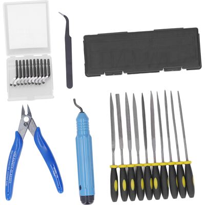 LBVIE Kit D'Outils Pour Imprimante 3d : Couteau De Sculpture, Lime, Outils De Finition Et De Meulage. Publicité LBVIE Kit D'Outils Pour Imprimante 3d : Couteau De Sculpture, Lime, Outils De Finition Et De Meulage. Publicité