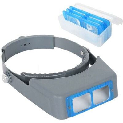 ABYSSE Loupe Frontale Professionnelle À Double Lentille - Loupe À Bijoux - Visière De Lecture - Loupe Binoculaire En Verre Opitcal Avec Grossissement 1,5 X 2 X 2,5 X 3,5 X Pour Réparation, Travaux Manuels - Publicité ABYSSE Loupe Frontale Professionnelle À Double Lentille - Loupe À Bijoux - Visière De Lecture - Loupe Binoculaire En Verre Opitcal Avec Grossissement 1,5 X 2 X 2,5 X 3,5 X Pour Réparation, Travaux Manuels - Publicité