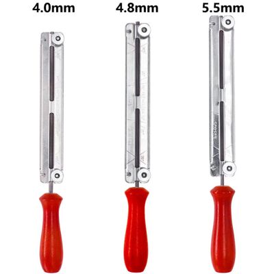 XISRENS Trousse D'Affûteuse Pour Tronçonneuse, Lime Et Guide De Chaîne, 4.0mm , 4.8mm, 5.5mm, Poignée En Bois - Publicité XISRENS Trousse D'Affûteuse Pour Tronçonneuse, Lime Et Guide De Chaîne, 4.0mm , 4.8mm, 5.5mm, Poignée En Bois - Publicité