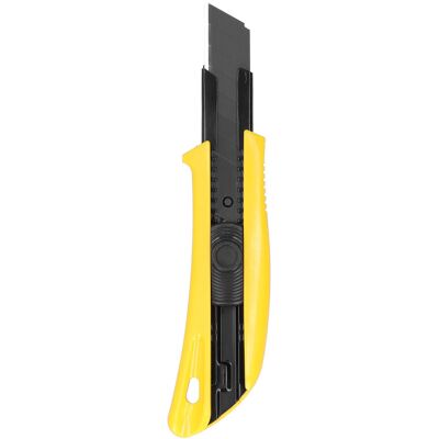 LBVIE Couteau Utilitaire Rétractable En Acier À Verrouillage Automatique, Coupe-papier, Outil De Découpe Pour Travaux Manuels, 22 Mm - Publicité LBVIE Couteau Utilitaire Rétractable En Acier À Verrouillage Automatique, Coupe-papier, Outil De Découpe Pour Travaux Manuels, 22 Mm - Publicité