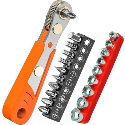 OEM Tournevis Cliquet Magnétique 10 Pièces Douilles Métriques Pour Espaces Exigus Embouts Phillips Cruciforme Torx Hexagonal -ulisem - Publicité OEM Tournevis Cliquet Magnétique 10 Pièces Douilles Métriques Pour Espaces Exigus Embouts Phillips Cruciforme Torx Hexagonal -ulisem - Publicité