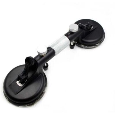 ABYSSE Ventouse À Double Tête Pour Carrelage, Ventouse Sous Vide Pour Carrelage En Verre, Ventouse Renforcée, Épisseuse De Joint, Pompe À Main En Marbre, Noire - Publicité ABYSSE Ventouse À Double Tête Pour Carrelage, Ventouse Sous Vide Pour Carrelage En Verre, Ventouse Renforcée, Épisseuse De Joint, Pompe À Main En Marbre, Noire - Publicité