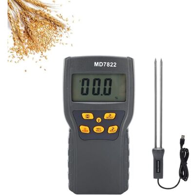 MOXIE Sjlerst Humidimètre Portatif De Grain, Détecteur D'Humidité Numérique De Grain De Mètre De Maïs, Plage De Mesure D'Humidité 2% -30%, Avec Sonde, Pour Les Grains De Fibre De Soja De Riz - Publicité MOXIE Sjlerst Humidimètre Portatif De Grain, Détecteur D'Humidité Numérique De Grain De Mètre De Maïs, Plage De Mesure D'Humidité 2% -30%, Avec Sonde, Pour Les Grains De Fibre De Soja De Riz - Publicité
