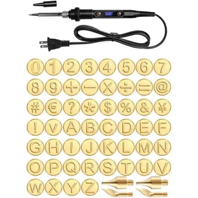 OEM Stylo À Bois Avec Kit De Pointes De Combustion 26 Lettres Anglaises Pour Sculpture, Pointes De Stylo Pyrogravure, Pochoir, Fer À Souder Pour Le Travail Du Bois (fer À Souder + Ensemble De 56 Pièces)-d - Publicité OEM Stylo À Bois Avec Kit De Pointes De Combustion 26 Lettres Anglaises Pour Sculpture, Pointes De Stylo Pyrogravure, Pochoir, Fer À Souder Pour Le Travail Du Bois (fer À Souder + Ensemble De 56 Pièces)-d - Publicité