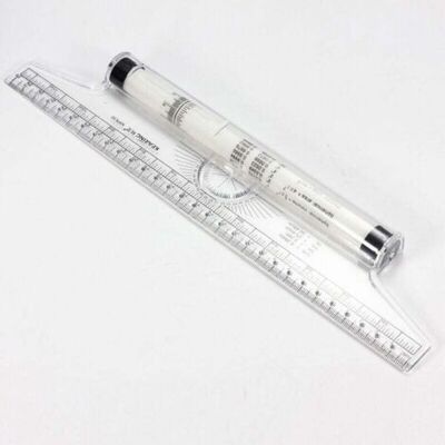 ABYSSE Règle De Mesure De 30,5 Cm - Règle À Rouler Parallèle - Multi-usage - Publicité ABYSSE Règle De Mesure De 30,5 Cm - Règle À Rouler Parallèle - Multi-usage - Publicité