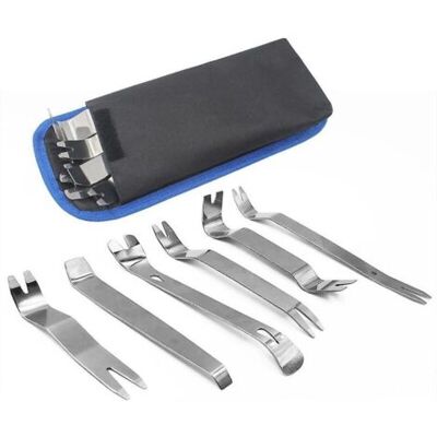 ABYSSE Outil De Retrait Intérieur De Voiture Radio Porte Clip Panneau Garniture Dash Removal Installer Pry Tool - Publicité ABYSSE Outil De Retrait Intérieur De Voiture Radio Porte Clip Panneau Garniture Dash Removal Installer Pry Tool - Publicité