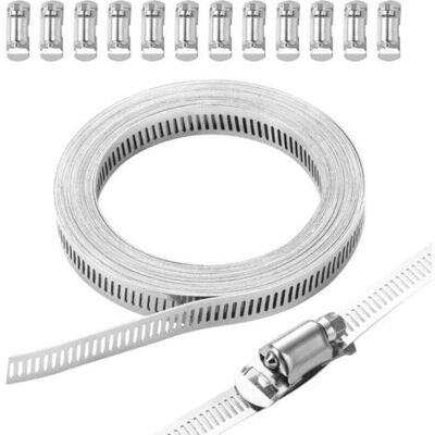 ABYSSE 5m Colliers De Serrage, Colliers De Serrage En Acier Inoxydable 304 Colliers De Serrage Réglables Colliers De Serrage En Acier Inoxydable - Publicité ABYSSE 5m Colliers De Serrage, Colliers De Serrage En Acier Inoxydable 304 Colliers De Serrage Réglables Colliers De Serrage En Acier Inoxydable - Publicité