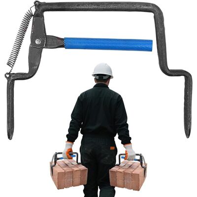 SANS MARQUE Adjustable Brick Tongs, Heavy Duty Steel Claw Lifter, 6.11 Inch Paver Grabber With Non Slip Grip, Reinforced Carbon Steel Tool, Masonry Equipment With Design, Construction Carrier For Garden Projects - Publicité SANS MARQUE Adjustable Brick Tongs, Heavy Duty Steel Claw Lifter, 6.11 Inch Paver Grabber With Non Slip Grip, Reinforced Carbon Steel Tool, Masonry Equipment With Design, Construction Carrier For Garden Projects - Publicité