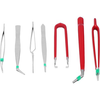 WEYTOLL Kit D'Outils Manuels Multi-usages, Pincettes Antistatiques, 7 Pièces, Pour L'Entretien Et La Réparation - Publicité WEYTOLL Kit D'Outils Manuels Multi-usages, Pincettes Antistatiques, 7 Pièces, Pour L'Entretien Et La Réparation - Publicité