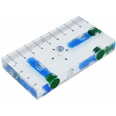 ABYSSE Niveau À Bulle Multifonctionnel En T Transparent Avec Aimant 95 X 51 X 13 Mm (bleu) - Publicité ABYSSE Niveau À Bulle Multifonctionnel En T Transparent Avec Aimant 95 X 51 X 13 Mm (bleu) - Publicité