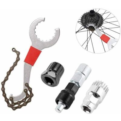 ABYSSE Kit D’outils De Démontage De Cassette De Dérailleur De Vélo Kit De Réparation Multifonction Avec Fouet À Chaîne Outils Compatibles 5-11 Vitesses Pour Le Démontage De Manivelle, Chaîne, Essieu - Publicité ABYSSE Kit D’outils De Démontage De Cassette De Dérailleur De Vélo Kit De Réparation Multifonction Avec Fouet À Chaîne Outils Compatibles 5-11 Vitesses Pour Le Démontage De Manivelle, Chaîne, Essieu - Publicité