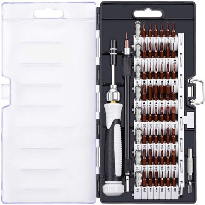 MOXIE Kit Tournevis De Précision Magnétique 60 En 1, Tournevis Outils De Réparation, Jeu De Tournevis Multifonction - Publicité MOXIE Kit Tournevis De Précision Magnétique 60 En 1, Tournevis Outils De Réparation, Jeu De Tournevis Multifonction - Publicité