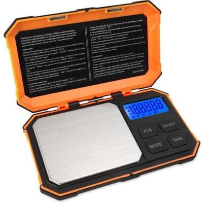 ABYSSE Balance De Précision, 200g/0.01g, 50g De Poids D'Étalonnage, Balance De Precision 0.01g, Balance De Poche Avec Écran Lcd, Avec Fonction De Tare, Acier Inoxydable (batterie Incluse) - Publicité ABYSSE Balance De Précision, 200g/0.01g, 50g De Poids D'Étalonnage, Balance De Precision 0.01g, Balance De Poche Avec Écran Lcd, Avec Fonction De Tare, Acier Inoxydable (batterie Incluse) - Publicité