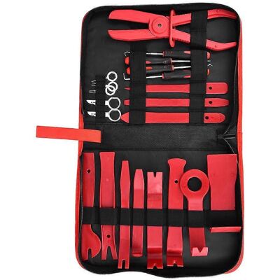 FLAMMKRAFT 21 Clips De Dépose De Garniture De Porte Stéréo, Kit D'Outils De Démontage De Fixations Et Tournevis, 21 Pièces Pour Retrait De Panneaux Et Agrafes. Publicité FLAMMKRAFT 21 Clips De Dépose De Garniture De Porte Stéréo, Kit D'Outils De Démontage De Fixations Et Tournevis, 21 Pièces Pour Retrait De Panneaux Et Agrafes. Publicité