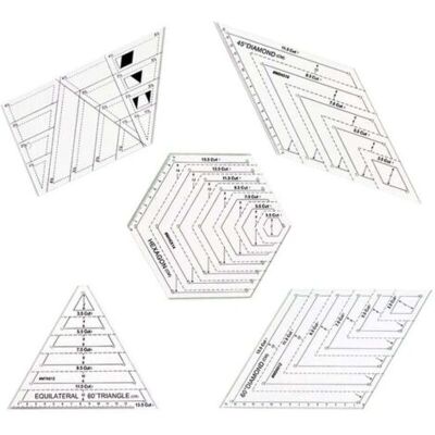 ABYSSE 5 Pièces Transparentes Couture Règle, Règle Coudre Bricolage, Règles De Matelassage, Échelle Précise Et Caractères Clairs, Pour Outils De Couture, Rapiéçage, Bordure, Reliure - Publicité ABYSSE 5 Pièces Transparentes Couture Règle, Règle Coudre Bricolage, Règles De Matelassage, Échelle Précise Et Caractères Clairs, Pour Outils De Couture, Rapiéçage, Bordure, Reliure - Publicité