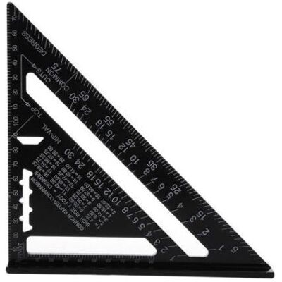 ABYSSE Équerre De Menuisier Multifonctionnelle, Règle Triangulaire En Aluminium, Équerre, Gabarit De Traçage, Guide, Angle 45-90 Degrés / Outils De Menuisier / Outil De Traçage Et De Guidage Pour Le Travail - Publicité ABYSSE Équerre De Menuisier Multifonctionnelle, Règle Triangulaire En Aluminium, Équerre, Gabarit De Traçage, Guide, Angle 45-90 Degrés / Outils De Menuisier / Outil De Traçage Et De Guidage Pour Le Travail - Publicité