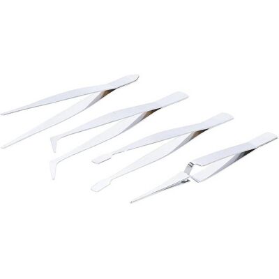 Jeu De Pincettes 4 Pcs 105-120 Mm - Acier Inoxydable - Précision Et Polyvalence, Pro - D-work - Publicité Jeu De Pincettes 4 Pcs 105-120 Mm - Acier Inoxydable - Précision Et Polyvalence, Pro - D-work - Publicité