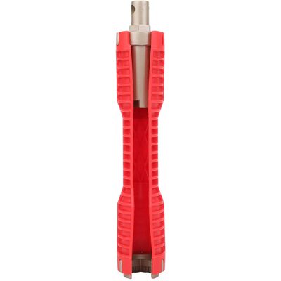 MCKENSA Clé Multifonction Pour Tuyaux D'Eau, Robinet D'Évier, Outil De Plomberie Pour Usage Domestique, Rouge - Publicité MCKENSA Clé Multifonction Pour Tuyaux D'Eau, Robinet D'Évier, Outil De Plomberie Pour Usage Domestique, Rouge - Publicité