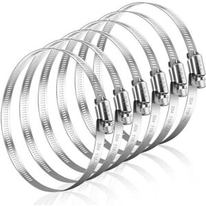 OEM 6 Pièces Collier De Serrage Métallique Réglable 118-140mm, Collier De Serrage Inox Pour Tuyau D'Évacuation, Ventilation De Séchoir, Tubes - Publicité OEM 6 Pièces Collier De Serrage Métallique Réglable 118-140mm, Collier De Serrage Inox Pour Tuyau D'Évacuation, Ventilation De Séchoir, Tubes - Publicité
