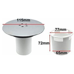 Debuns - Bonde Douche, Bonde De Douche 90 Mm/115mm, Remplacement De Couvercle De Siphon Douche,de - Publicité Debuns - Bonde Douche, Bonde De Douche 90 Mm/115mm, Remplacement De Couvercle De Siphon Douche,de - Publicité