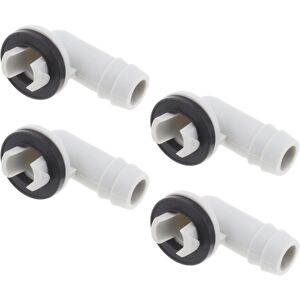 Ccykxa Lot De 4 Buses De Sortie D'Eau De Climatiseur De 15 Mm, Raccord De Tuyau D'Évacuation, Coude Avec Joint Torique, Compatible Avec Midea - Publicité Ccykxa Lot De 4 Buses De Sortie D'Eau De Climatiseur De 15 Mm, Raccord De Tuyau D'Évacuation, Coude Avec Joint Torique, Compatible Avec Midea - Publicité