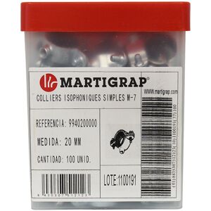 Arcanaute - 100 Colliers Isophoniques Simples M7 X 150 Pour Tube Ø20 - Publicité Arcanaute - 100 Colliers Isophoniques Simples M7 X 150 Pour Tube Ø20 - Publicité