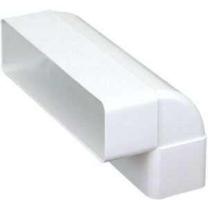 Coude Vertical Rectangulaire - 55 X 220 Mm - Atlantic 460009 - Publicité Coude Vertical Rectangulaire - 55 X 220 Mm - Atlantic 460009 - Publicité