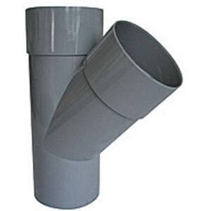 BLANC HABITAT Culotte Pvc A 45° Pour Evacuation Male Femelle - Publicité BLANC HABITAT Culotte Pvc A 45° Pour Evacuation Male Femelle - Publicité