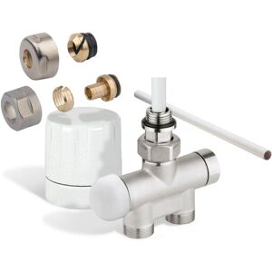 Kit raccordement monotube avec entraxe 50mm Nickele manuel Thermor 498047 - Publicité Kit raccordement monotube avec entraxe 50mm Nickele manuel Thermor 498047 - Publicité