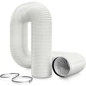 PENIGUINGY Ø150mm (blanc) Tuyau D'Évacuation D'Air 6m, Tuyau Flexible En Pvc Et Aluminium, Tuyau D'Évacuation Avec 2 Colliers De Serrage En Acier Inoxydable Pour Climatiseur Mobile, Sèche-linge, Hotte - Publicité PENIGUINGY Ø150mm (blanc) Tuyau D'Évacuation D'Air 6m, Tuyau Flexible En Pvc Et Aluminium, Tuyau D'Évacuation Avec 2 Colliers De Serrage En Acier Inoxydable Pour Climatiseur Mobile, Sèche-linge, Hotte - Publicité