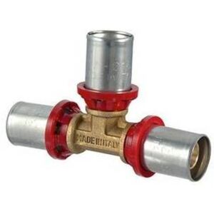 TDM Raccord En T À Presser Pour Multicouche Dimensions : 50x26x50 - Publicité TDM Raccord En T À Presser Pour Multicouche Dimensions : 50x26x50 - Publicité