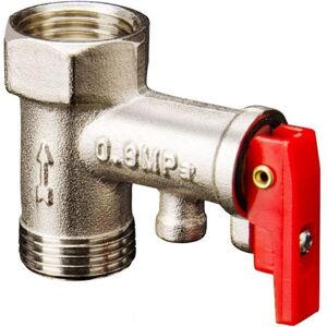 LIIYIELA Soupape De Décharge De Pression De Chauffe-eau,soupape De Sécurité,soupape De Sécurité En Laiton Nickelé,convient Pour Chauffe-eau Electrique 0.8 Mpa Rouge - Publicité LIIYIELA Soupape De Décharge De Pression De Chauffe-eau,soupape De Sécurité,soupape De Sécurité En Laiton Nickelé,convient Pour Chauffe-eau Electrique 0.8 Mpa Rouge - Publicité