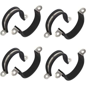 Zvd-colliers De Serrage En U En Acier Inoxydable 304, 32mm De Diamètre, Avec Revêtement En Caoutchouc, 8 Pièces - Publicité Zvd-colliers De Serrage En U En Acier Inoxydable 304, 32mm De Diamètre, Avec Revêtement En Caoutchouc, 8 Pièces - Publicité