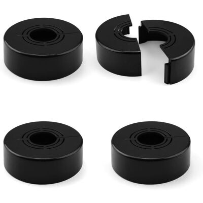 FOGSHIELD 4 Pièces Rosace Robinet, Cache Tuyau Radiateur, 3 Tailles Réglables Bride Fendue Murale, Diamètre 20/25/33 Mm, Pour Accessoires De Douche À Effet Pluie, Décoration De Robinetterie - Publicité FOGSHIELD 4 Pièces Rosace Robinet, Cache Tuyau Radiateur, 3 Tailles Réglables Bride Fendue Murale, Diamètre 20/25/33 Mm, Pour Accessoires De Douche À Effet Pluie, Décoration De Robinetterie - Publicité