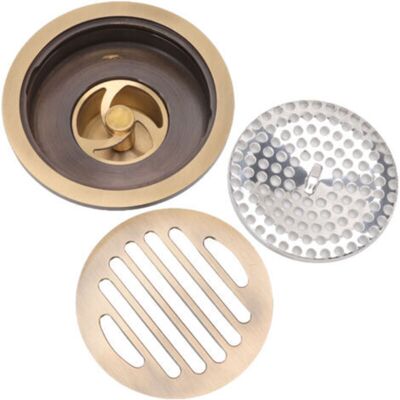 OEM Siphon De Douche Rond De Style Vintage Robuste Et Résistant À L'Usure Pour Salle De Bain Et Garage-crezuo - Publicité OEM Siphon De Douche Rond De Style Vintage Robuste Et Résistant À L'Usure Pour Salle De Bain Et Garage-crezuo - Publicité