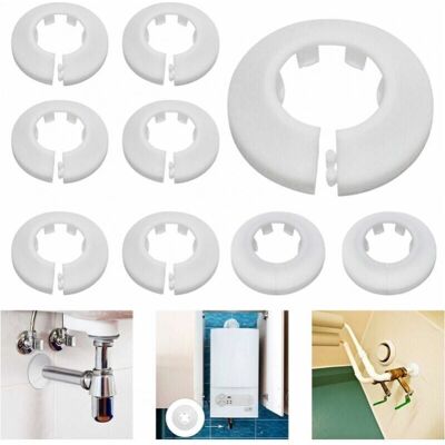 OEM Rosace Radiateur Cache Tuyau Pour Radiateur Chauffage Plomberie Couvercle De Trou Mural Sol 16 Mm / 20 Mm / 25 Mm 24pcs (blanc) - Publicité OEM Rosace Radiateur Cache Tuyau Pour Radiateur Chauffage Plomberie Couvercle De Trou Mural Sol 16 Mm / 20 Mm / 25 Mm 24pcs (blanc) - Publicité