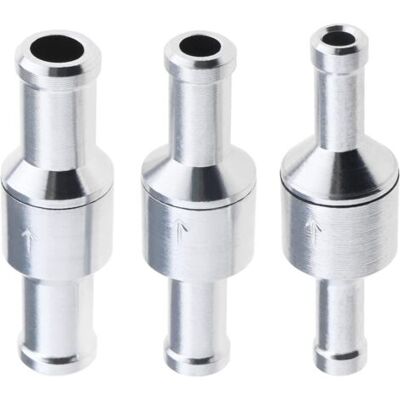 Bunthaus 3pcs Clapet Anti-retour Unidirectionnel En Ligne 6mm 8mm 10mm Vanne En Aluminium Pour Tuyau D'Eau Essence Biodiesel Liquide De Refroidissement Pompe À Pression D'Eau Accessoires - Publicité Bunthaus 3pcs Clapet Anti-retour Unidirectionnel En Ligne 6mm 8mm 10mm Vanne En Aluminium Pour Tuyau D'Eau Essence Biodiesel Liquide De Refroidissement Pompe À Pression D'Eau Accessoires - Publicité