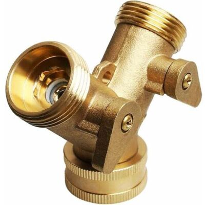 OEM 3/4" Robinet Y Séparateur, Laiton Collecteur Jardin Robinet Y Valve 2 Voies Laiton Robinet Jardin Tuyau Séparateur Deux Voies Tuyau Connecteur - Publicité OEM 3/4" Robinet Y Séparateur, Laiton Collecteur Jardin Robinet Y Valve 2 Voies Laiton Robinet Jardin Tuyau Séparateur Deux Voies Tuyau Connecteur - Publicité