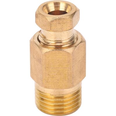 WEYTOLL Raccord De Tuyau D'Huile En Laiton, Adaptateur Droit Pour Conduit En Nylon, Cuivre Ou Aluminium Pd418 - Publicité WEYTOLL Raccord De Tuyau D'Huile En Laiton, Adaptateur Droit Pour Conduit En Nylon, Cuivre Ou Aluminium Pd418 - Publicité