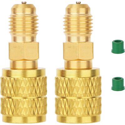 GRASSLIN 2 Adaptateur Laiton, Filetage Inversé 1/4", Raccords Rapides, Pour Réservoirs R32 R454b, Systèmes Séparation - Publicité GRASSLIN 2 Adaptateur Laiton, Filetage Inversé 1/4", Raccords Rapides, Pour Réservoirs R32 R454b, Systèmes Séparation - Publicité