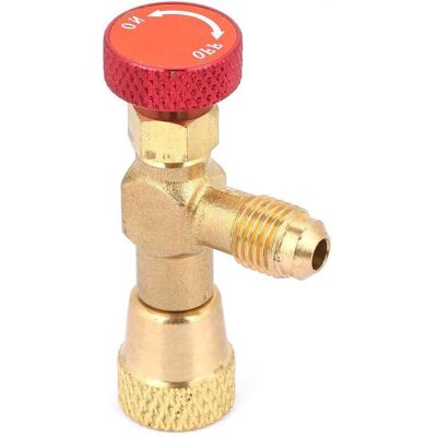 Melissa 1/4 '' - 5/16 '',vanne De Régulation De Débit En Laiton Valve De Régulation De Débit Pour Tuyau De Charge R410a - Publicité Melissa 1/4 '' - 5/16 '',vanne De Régulation De Débit En Laiton Valve De Régulation De Débit Pour Tuyau De Charge R410a - Publicité
