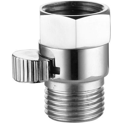 AQUAFORGE Robinet D'Arrêt/marche/arrêt En Laiton Pour Pommeau De Douche, Adaptateur De Flexible, Inverseur De Robinet, Vanne D'Arrêt À Compression 1/2 - Publicité AQUAFORGE Robinet D'Arrêt/marche/arrêt En Laiton Pour Pommeau De Douche, Adaptateur De Flexible, Inverseur De Robinet, Vanne D'Arrêt À Compression 1/2 - Publicité