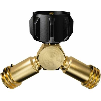 OEM Répartiteur En Y Pour Réservoir De Propane, Adaptateur De Propane, Valve À 2 Voies Pour Une Bouteille De Gaz Lp De 20 Lb Reliant 2 Appareils, Un Barbecue, Un Appareil De Chauffage, Des Poêles Et Plus - Publicité OEM Répartiteur En Y Pour Réservoir De Propane, Adaptateur De Propane, Valve À 2 Voies Pour Une Bouteille De Gaz Lp De 20 Lb Reliant 2 Appareils, Un Barbecue, Un Appareil De Chauffage, Des Poêles Et Plus - Publicité