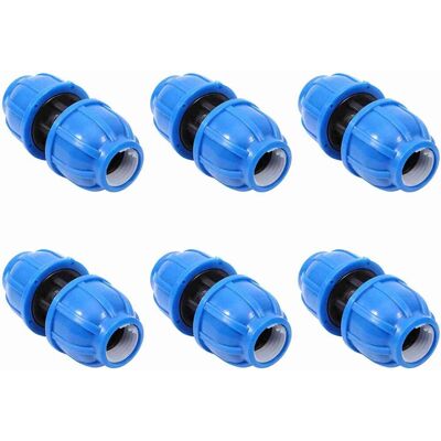 GRASSLIN 5 Pièces Raccord Droit, Connecteur Tuyau Pe 20mm, Adaptateur Eau Ppr Pvc, Pour Plomberie Domestique - Publicité GRASSLIN 5 Pièces Raccord Droit, Connecteur Tuyau Pe 20mm, Adaptateur Eau Ppr Pvc, Pour Plomberie Domestique - Publicité