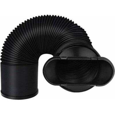 ABYSSE Tuyau D'Échappement Extensible Noir Pour Climatiseur Mobile Avec Raccord Plat, Pvc Flexible, Diamètre 15 Cm, Longueur 22 Cm À 150 Cm. Publicité ABYSSE Tuyau D'Échappement Extensible Noir Pour Climatiseur Mobile Avec Raccord Plat, Pvc Flexible, Diamètre 15 Cm, Longueur 22 Cm À 150 Cm. Publicité